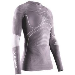 X-BIONIC ENERGY ACCUMULATOR 4.0 SHIRT ROUND NECK LG SL WMN Dusty Lavender/Arctic White