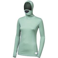SENSOR MERINO DF dámské triko dl.rukáv s kapucí basil green
