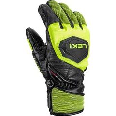 LEKI WCR Venom 3D Junior, black-ice lemon