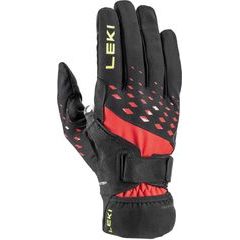 LEKI Ultra Trail Storm Shark, black-red-neonyellow