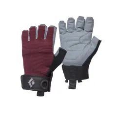 BLACK DIAMOND W CRAG HALF-FINGER GLOVES bordeaux
