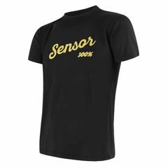 SENSOR COOLMAX FRESH PT LOGO men's shirt black