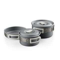 NATUREHIKE Bourdain-08 hliníková sada nádobí pro 2-4 osoby var. 1. - 750g