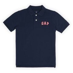 GAP 843607-03 Dětské polo tričko logo Gap Tmavě modrá