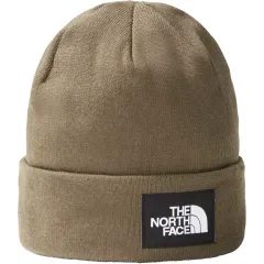 THE NORTH FACE DOCK WORKER RECYCLED BEANIE, NEW TAUPE GREEN