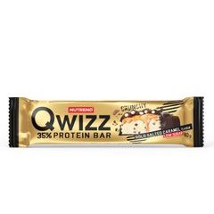 NUTREND Qwizz 35% Protein Bar, tyčinka, 60 g slaný karamel