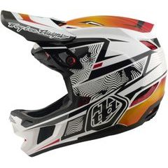 TROY LEE DESIGNS D4 COMPOSITE MIPS LINED UP WHITE