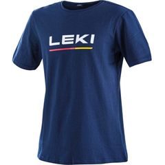 LEKI Logo T-Shirt LEKI Women, true navy blue-white