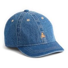 GAP 821164-00 Džínová baby kšiltovka Brannan Bear Tmavě modrá