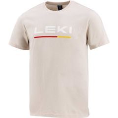 LEKI Logo T-Shirt, beige