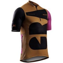X-BIONIC COREFUSION GRAVEL JERSEY MEN MULTI COLOR/PEANUT BUTTER