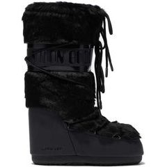 MOON BOOT ICON FAUX FUR, BLACK