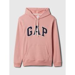 GAP 868460-01 Mikina s logem a kapucí Růžová