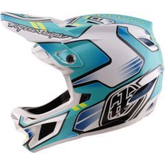 TROY LEE DESIGNS D4 COMPOSITE MIPS CREST REAL TEAL
