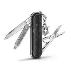 VICTORINOX Classic SD Brilliant, 58 mm, Carbon