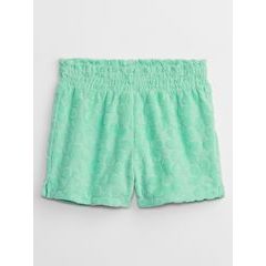 GAP 672669-01 Dětské froté kraťasy Zelená