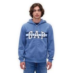 GAP 795558-00 Mikina s logem na zip Tmavě modrá