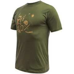 SENSOR MERINO ACTIVE HIKING pánské triko kr.rukáv safari green