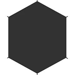 FJÄLLRÄVEN Dome 3 Footprint Black
