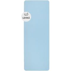 YATE Yoga mat dvouvrstvá,materiál TPE,sv. modrá/sv.šedá