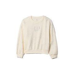 GAP Dětská oversize mikina s logem Béžová