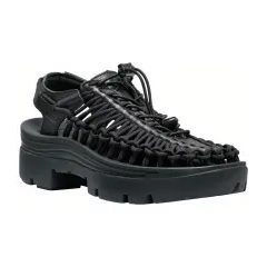 KEEN UNEEK PLT ALL GENDER, black smooth lea