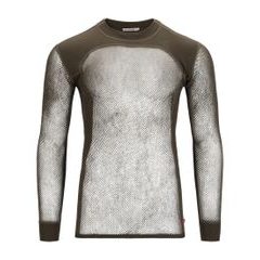 ACLIMA WoolNet Crew Neck shirt, Man Tarmac