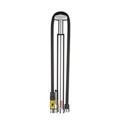 LEZYNE MICRO FLOOR DRIVE HP SILVER/HI GLOSS