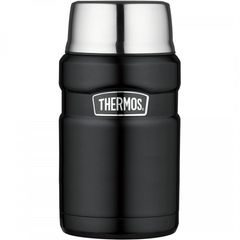 THERMOS Termoska na jídlo se šálkem 710 ml matně černá