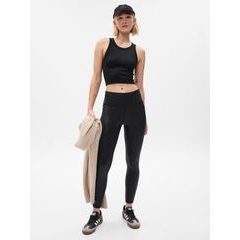 GAP 792309-00 Legíny GapFit s vysokým pasem Černá
