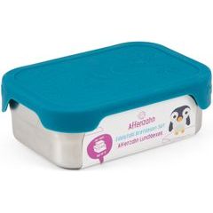 AFFENZAHN Stainless Steel Lunchbox Set Shark - silver petrol