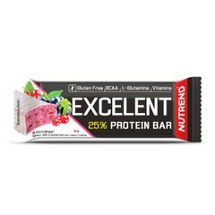 NUTREND Excelent, tyčinka, 40 g černý rybíz s brusinkami