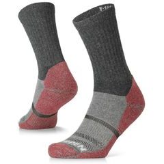 LORPEN WOOL HIKE 2 PACK CREW, WHALES GREY/ARENA