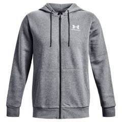 UNDER ARMOUR UA Essential Fleece FZ Hood, Gray