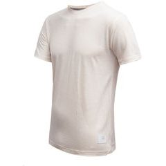 SENSOR MERINO LITE pánské triko kr.rukáv mottled beige