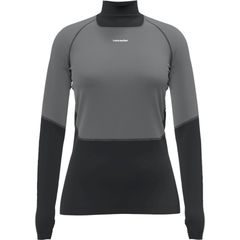 ICEBREAKER Women Mer 200 Oasis+ LS High Neck BLACK/JET HTHR/UNDYED/CB