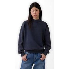 GAP 881631-01 Oversize mikina s logem Heavyweight Tmavě modrá