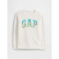 GAP 770622-03 Dětská mikina s logem Bílá