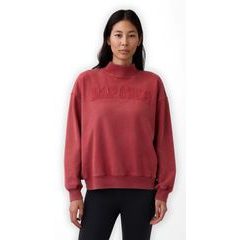 GAP 881631-03 Oversize mikina s logem Heavyweight Červená