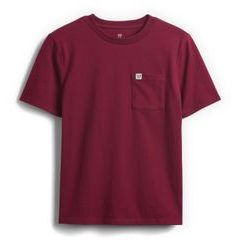 GAP 819989-01 Dětské tričko s kapsou Červená