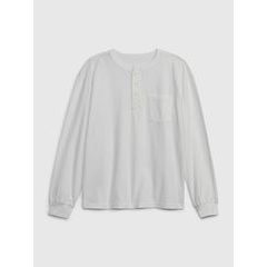 GAP 736038-02 Dětské tričko s kapsičkou Bílá