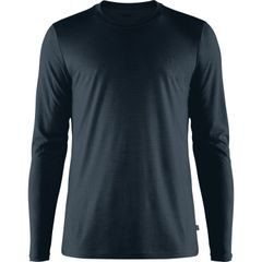 FJÄLLRÄVEN Abisko Wool LS M Dark Navy