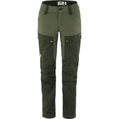 FJÄLLRÄVEN Keb Trousers W Short, Deep Forest-Laurel Green