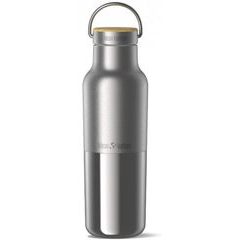 KLEAN KANTEEN Rise 473 ml Vacuum Classic (w/ Bamboo) - Brushed Stainless