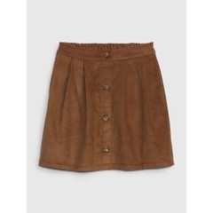 GAP 450418-00 Dětská manšestrová sukně Hnědá