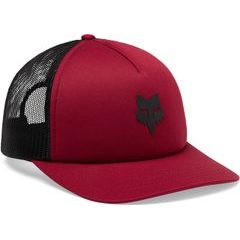 FOX W Boundary Trucker Hat Cabernet