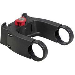 KLICKFIX Ebike 22-26 mm/31,8 mm uzamykatelný, Černá