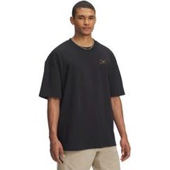 UNDER ARMOUR UA HWT WOVEN LABEL SS-BLK