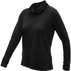 SENSOR MERINO BLEND dámské triko dl.rukáv rolák černá