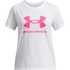 UNDER ARMOUR UA BIG LOGO SS bílá
